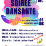Initiations Forró & Salsa Cubaine, soirée "Saturday Rock'n Salsa" à la Maison de Quartier Ste-Thérèse