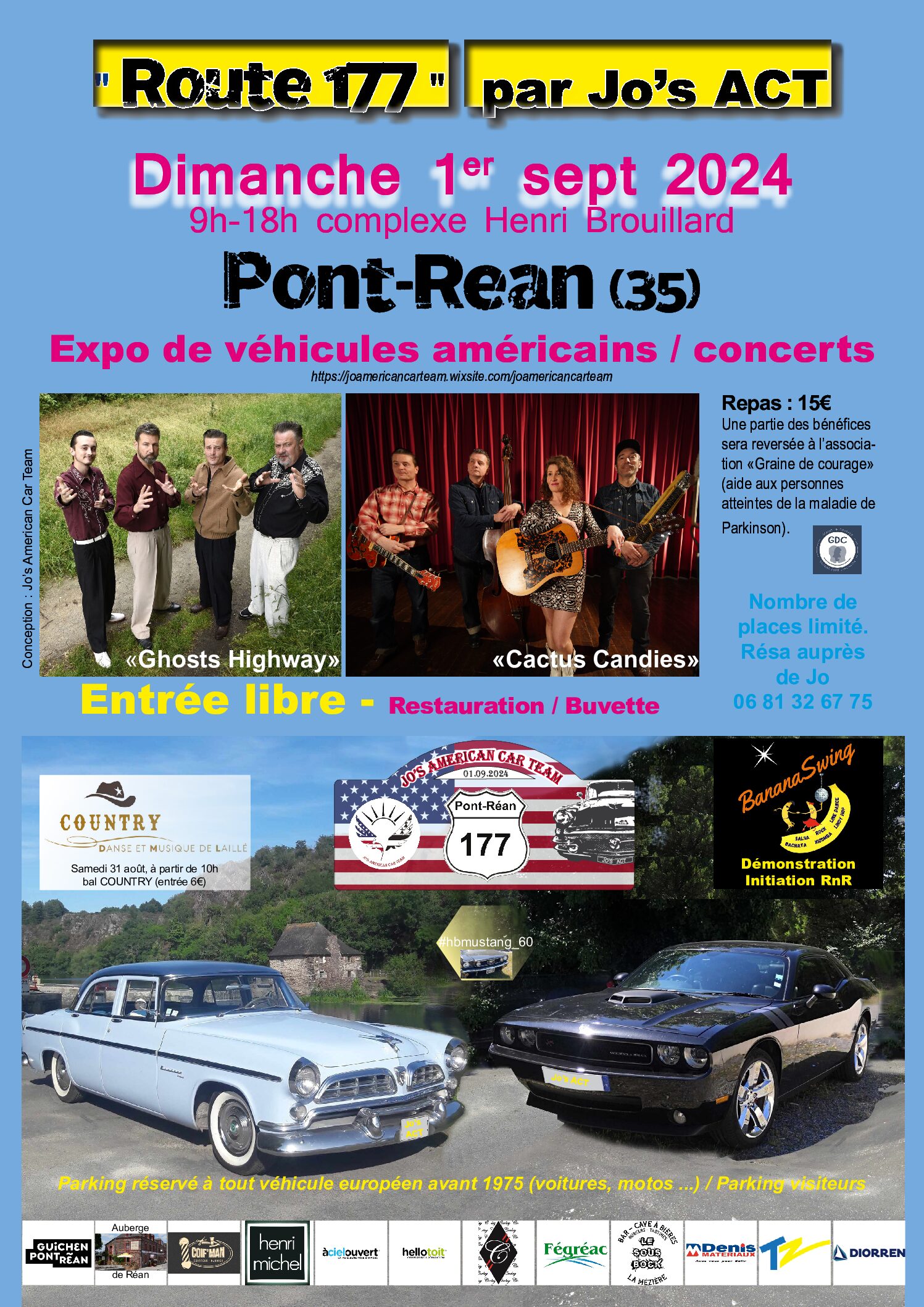 Initiation Rock'n Roll et Concert Rock'n Roll à Pont-Réan (gratuit)