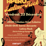 Apéro Latino-Rock à la Maison du Ronceray  (initiation salsa)