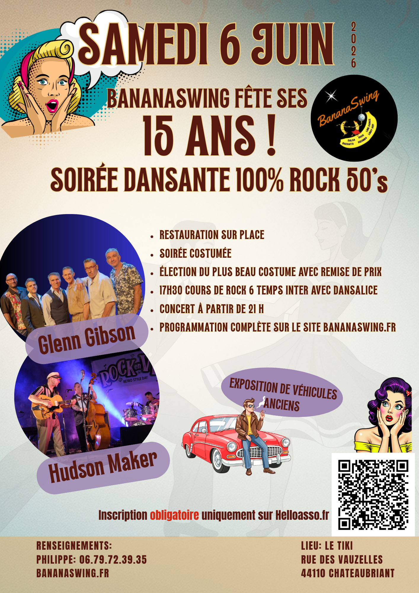 BananaSwing fête ses 15 ans au Tiki à Châteaubriant