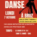 Initiation Kizomba et Bachata + Pratique SBK à Bruz (Stade Simeon Belliard, salle ÉRIC TABARLY))