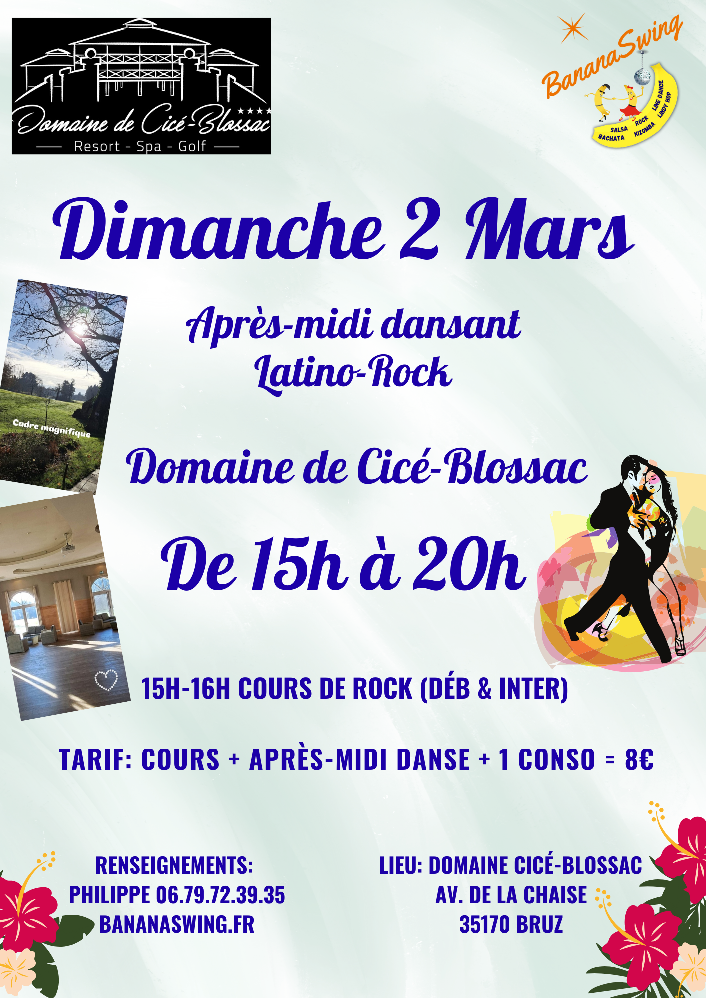 Stage de Rock + Après-midi Latino-Rock  au Domaine de Cicé-Blossac