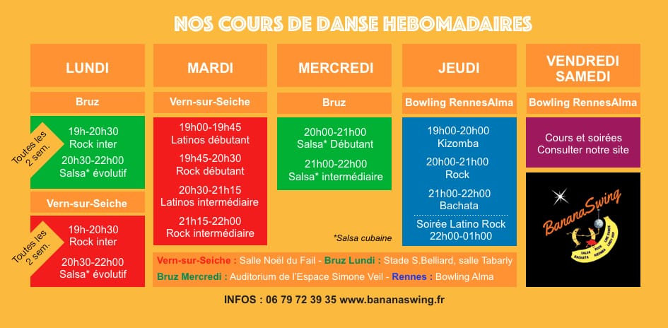 Cours d'essai gratuits + Soirée Latino-Rock au Bowling Alma