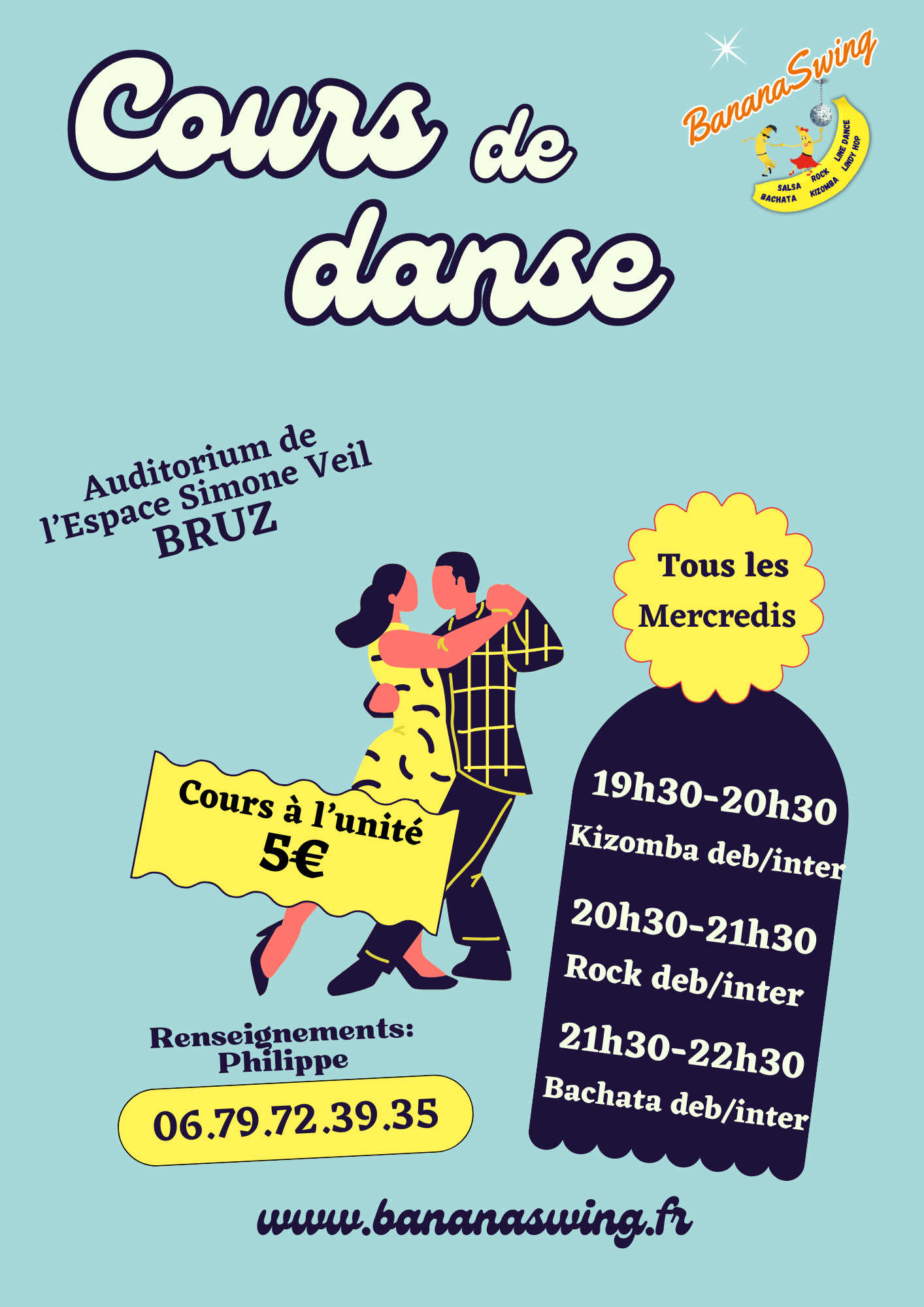 Kizomba, rock & bachata à Bruz (Annulé cause inondations)