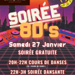Line-dance et Rock + Soirée à thème "Années 80" au Bowling Alma