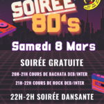 Stages de Bachata & Rock + Soirée Latino-Rock "Années 80" au Bowling Cap Malo