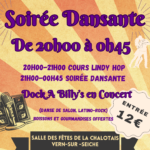 Initiation lindy hop & Soirée-Concert avec "Dock A Billy's", salle de la Chalotais à Vern/Seiche