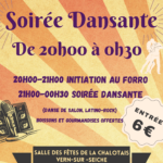 Initiation au Forró & Soirée "Happy Danse", salle de la Chalotais à Vern/Seiche