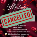 Stage bachata + Soirée de la Saint-Valentin (50% Bachata) au Tiki ANNULÉ