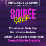 Lindy Hop & Bachata + Soirée Latino-Rock au St-Jacques Café à la Courrouze