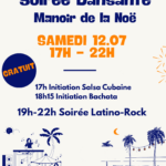 Salsa et Bachata + Soirée SBK à la Guinguette du Manoir de la Noé à Bruz (gratuit)