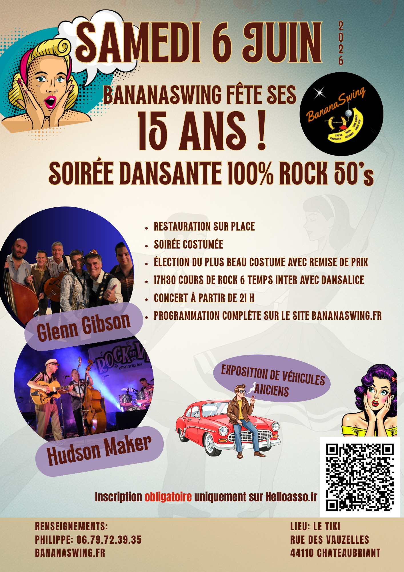 BananaSwing fête ses 15 ans au Tiki à Châteaubriant