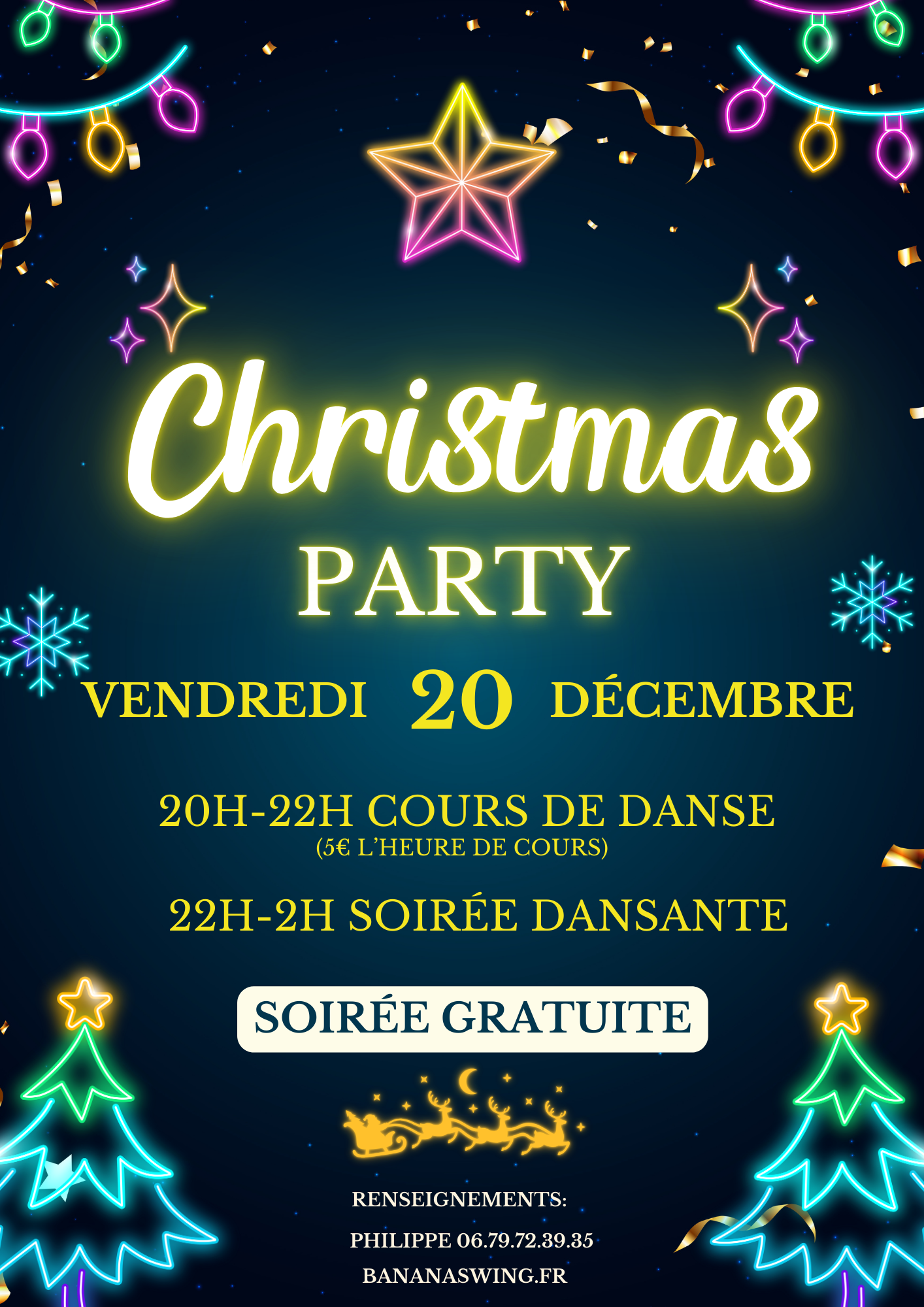 Bachata et Rock + Soirée Latino-Rock de Noël au Bowling Alma