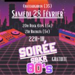 Stage de Rock et Bachata + Soirée 50% SBK + 50% Rock "Années 80" à l'ADMB à Chateaugiron