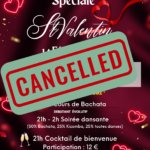 Stage bachata + Soirée de la Saint-Valentin (50% Bachata) au Tiki ANNULÉ